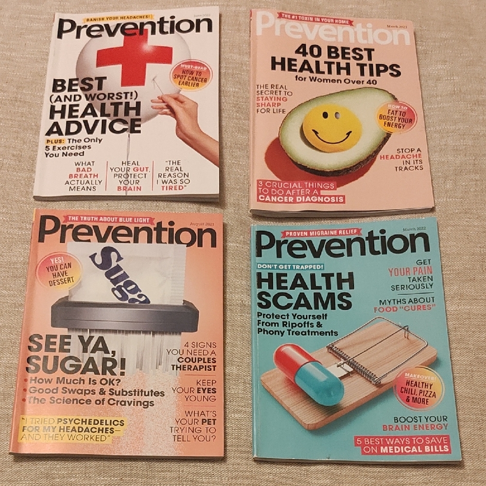 Prevention Magazine Collection: HEALTH & SUGAR!